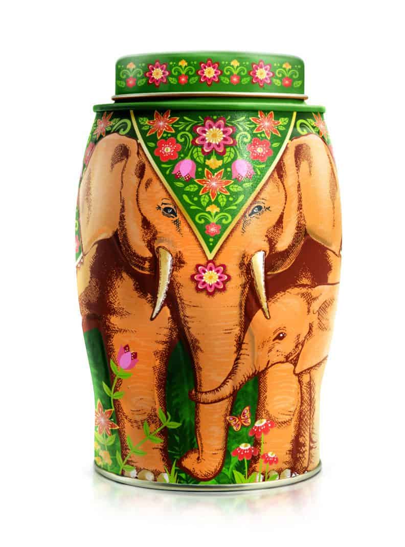 Elephant Tea Caddies from Williamson Tea Our Exclusive Tea Caddy